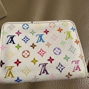 Louis Vuitton Murakami Multicolor zippy wallet